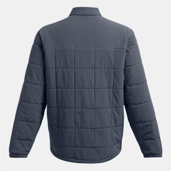 Men's Under Armour Expanse Quilted Shacket -grey - Picture 2 of 5